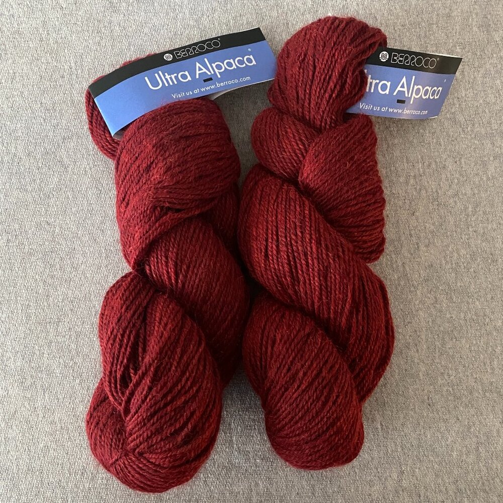 NWT Berroco Ultra Alpaca Colour 6281 Redwood Mix Lot of 2